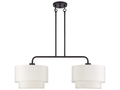 Livex Lighting Manorwood 2-Light Bronze Island Pendant