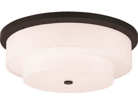 Livex Lighting Meridian 5-Light Bronze Drum Flush Mount