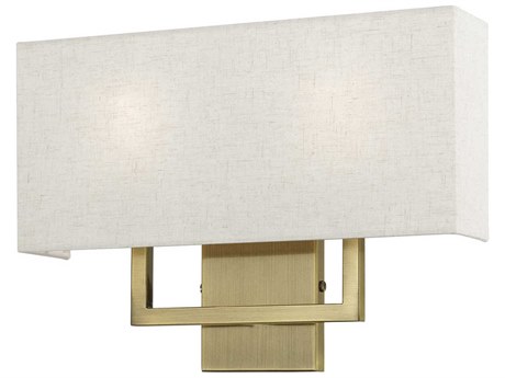 Livex Lighting Pierson 2-Light Antique Brass Wall Sconce