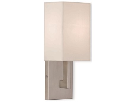 Livex Lighting Hollborn 1-Light Brushed Nickel Wall Sconce