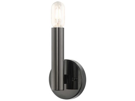 Livex Lighting Copenhagen 1-Light Black Chrome Wall Sconce