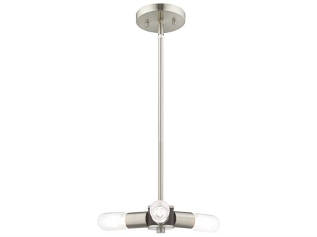 Livex Lighting Copenhagen 3-Light Brushed Nickel Pendant