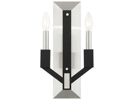 Livex Lighting Beckett 2-Light Brushed Nickel Wall Sconce