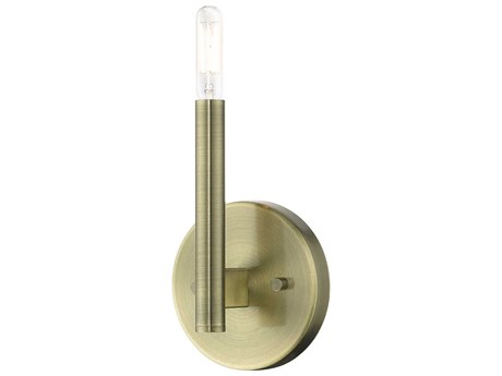 Livex Lighting Copenhagen 1-Light Antique Brass Wall Sconce