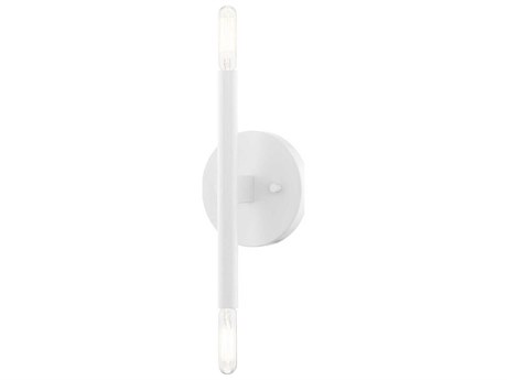 Livex Lighting Copenhagen 2-Light White Wall Sconce