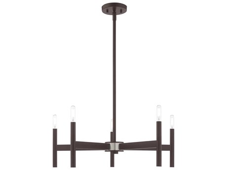 Livex Lighting Copenhagen 5-Light Bronze Chandelier