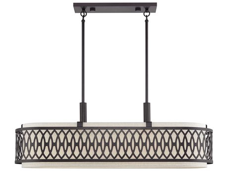 Livex Lighting Vistaview 6-Light English Bronze Island Pendant