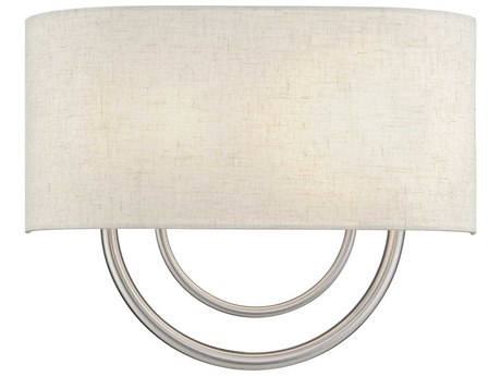 Livex Lighting Stratton 2-Light Brushed Nickel Wall Sconce