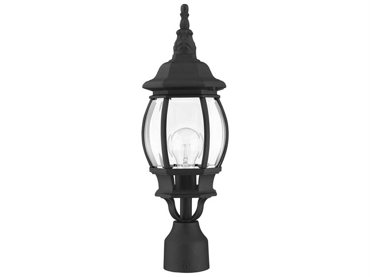Livex Lighting Frontenac 1-Light Outdoor Post Black 2