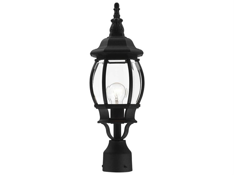 Livex Lighting Frontenac 1-Light Outdoor Post Black 3