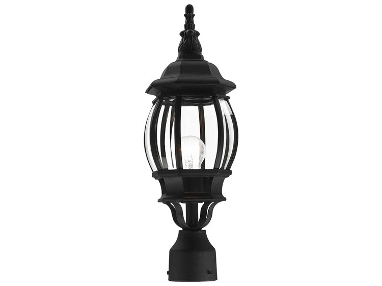 Livex Lighting Frontenac 1-Light Outdoor Post Black 4