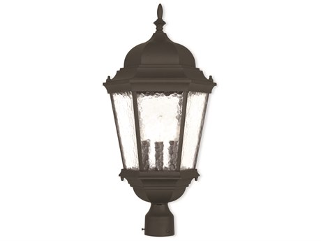 Livex Lighting Hamilton 3 - Light Outdoor Post Light