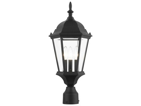 Livex Lighting Hamilton 3 - Light Outdoor Post Light