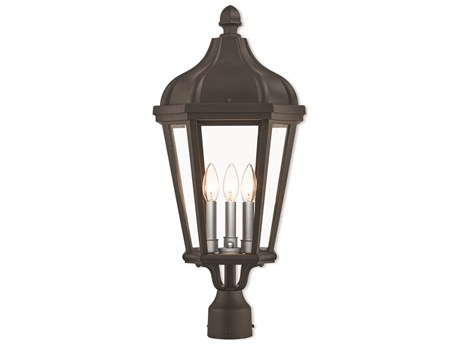 Livex Lighting Morgan 3 - Light Outdoor Post Light