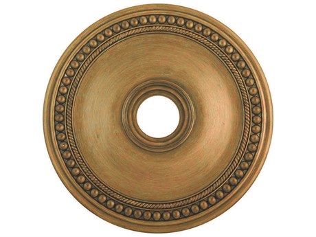 Livex Lighting Wingate Antique Gold Leaf 24" Ceiling Medallion