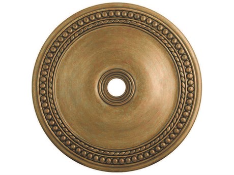Livex Lighting Wingate Antique Gold Leaf 42" Ceiling Medallion
