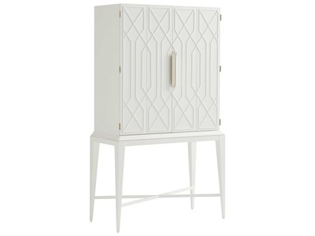Lexington Avondale White Maple Wood Bar Cabinet