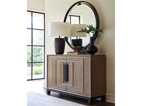 Lexington Zanzibar Brown Oak Wood Accent Chest