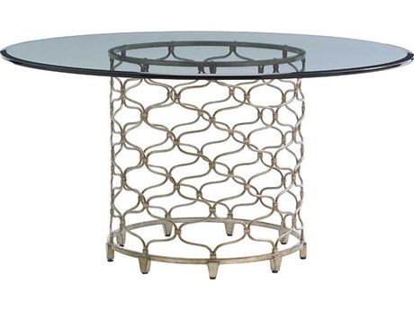 Lexington Laurel Canyon Round Glass Dining Table