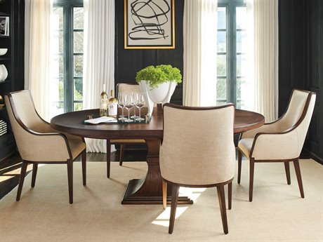 Lexington Silverado Walnut Wood Dining Room Set