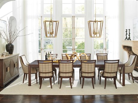Lexington Silverado Walnut Wood Dining Room Set