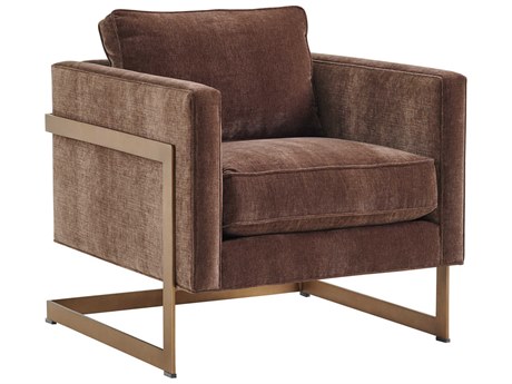 Lexington Silverado Brown Fabric Accent Chair