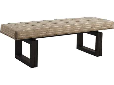 Lexington Zanzibar Durban Beige Upholstered Accent Bench