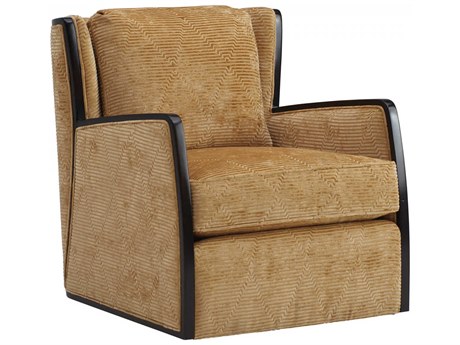 Lexington Carlyle Swivel Fabric Accent Chair