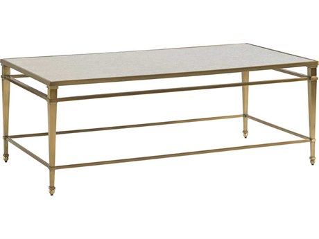 Lexington Kensington Place Rectangular Glass Oxford Brown Coffee Table