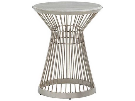 Lexington Round Marble End Table
