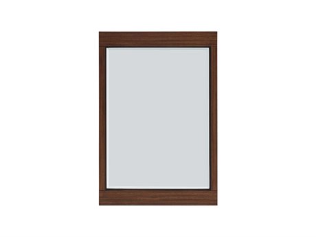 Lexington Kitano Rich Brown Hazelnut Wall Mirror Rectangular