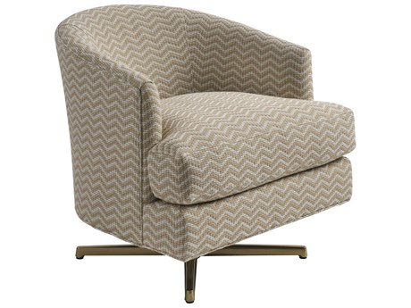 Lexington La Costa Graves Swivel Gray Accent Chair