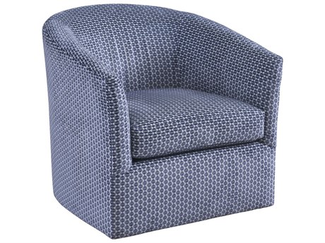 Lexington Rendezvous Candice Swivel Blue Accent Chair