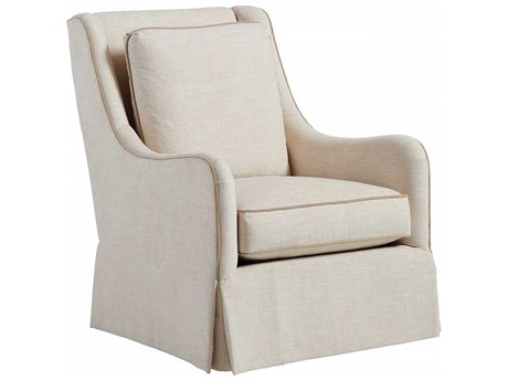 Lexington Upholstery Swivel Fabric Accent Chair