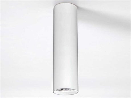 Luxcambra Kea 1-Light White Cylinder Flush Mount