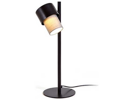 Luxcambra Kan Black Sand Cotton Table Lamp