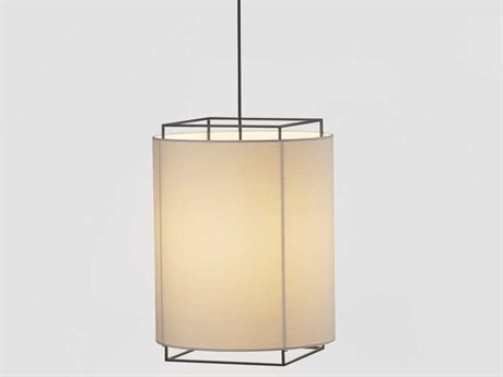 Luxcambra Lewit 1-Light Off White Cylinder Pendant