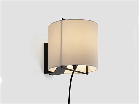 Luxcambra Lewit 1-Light Black Wall Sconce