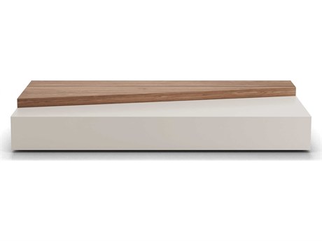 Luxcor Modluxe Loftus Coffee Tables in Walnut and Chateau Gray