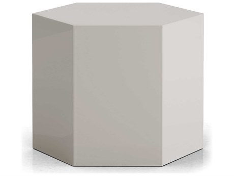 Luxcor Modluxe Hawes Occasional Table Glossy Chateau Gray / 14 in. Height