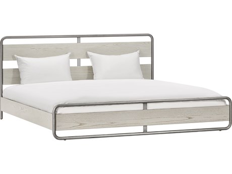 Luxecor Atelier Beige Oak Wood Queen Platform Bed
