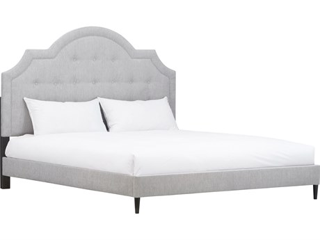 Luxecor Atelier Gray Upholstered King Panel Bed