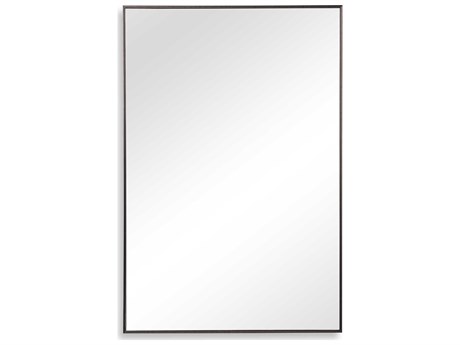 Luxecor Illumination Gunmetal Rectangular Wall Mirror