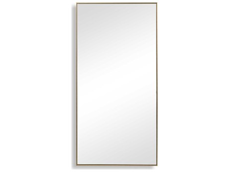 Luxecor Illumination Gold Rectangular Wall Mirror