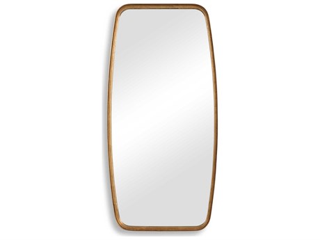 Luxecor Illumination Gold Leaf Rectangular Wall Mirror