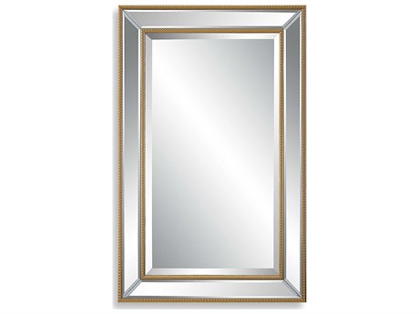 Luxecor Illumination Gold Rectangular Wall Mirror
