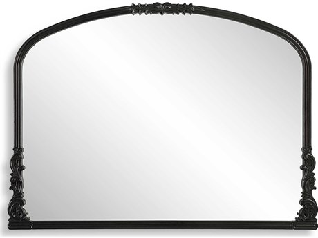 Luxecor Illumination Satin Black Light Gray Wall Mirror
