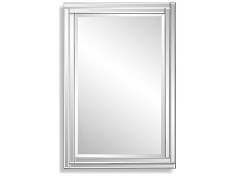 Luxecor Illumination Black Rectangular Wall Mirror