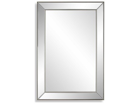 Luxecor Illumination Nickel Rectangular Wall Mirror