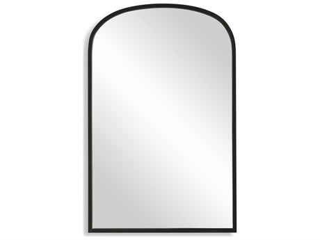 Luxecor Illumination Satin Black Wall Mirror